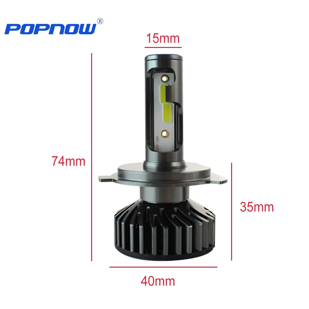 
High lumen P1 H4 H13 9004 9007 Auto Car LED headlight Motorcycle Headlamp bulbs 