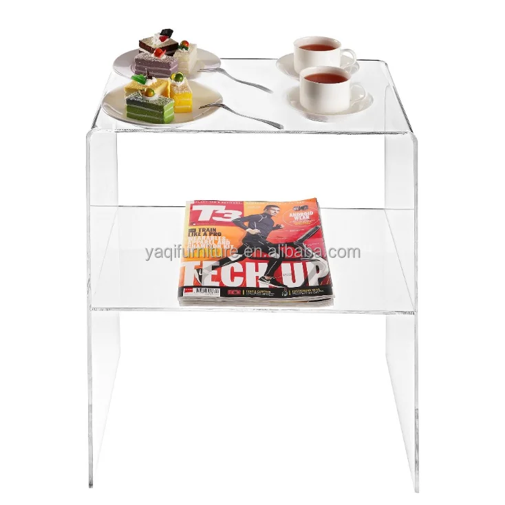 Beautiful design living room furniture acrylic coffee table