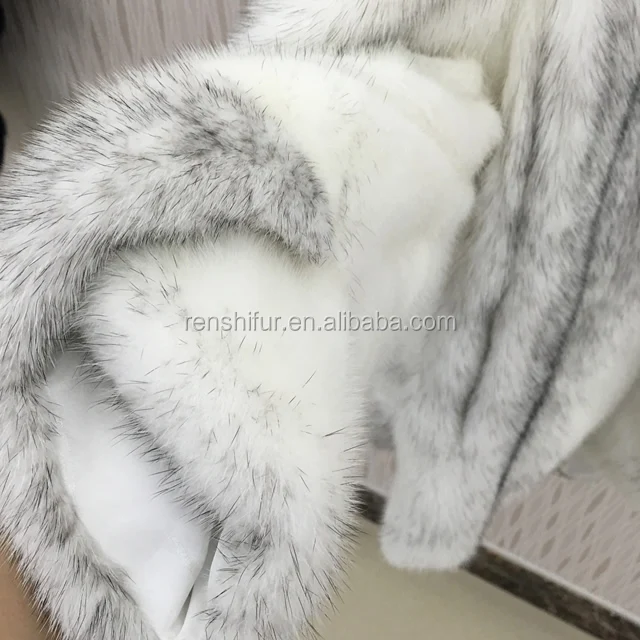 2019 Winter Mink Fur Coat Long Fur Coat For Pocket