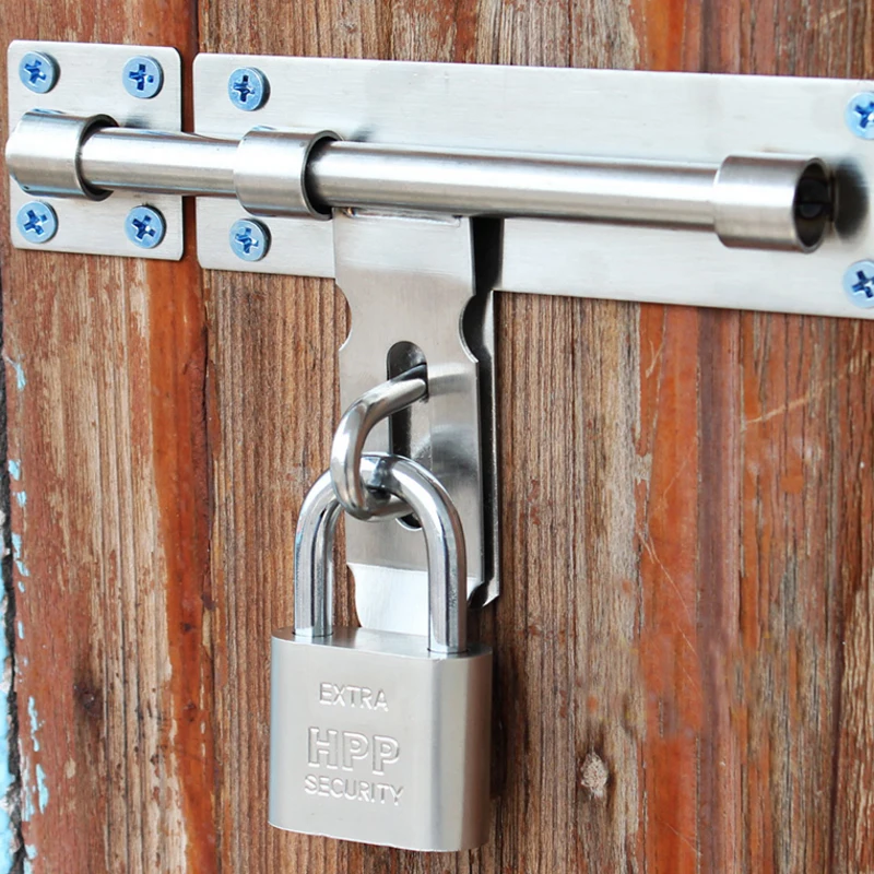 HPP длинная Скоба безопасный противокражный бытовой Небьющийся навесной замок с лопастным ключом 30 мм