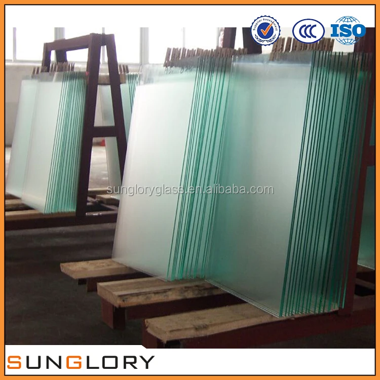 4-19mm Tempered Frosted Glass Inside Frosted Glass Sliding Doors