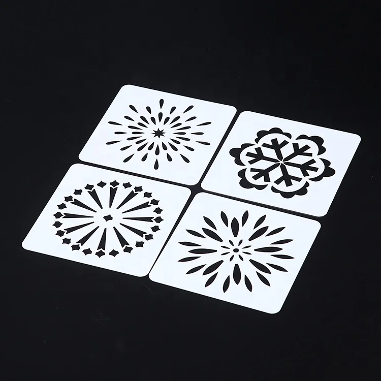 
Scrapbooking plastic painting drawing stencil designing set 