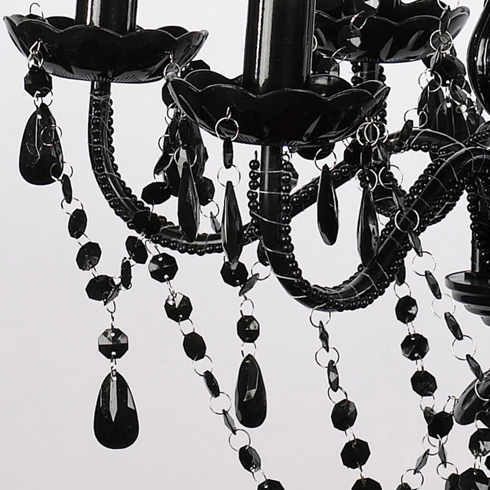 Plastic Candelabra Chandelier Lightings Gypsy Colored Pendant Light Indoor Home Ceiling Chandelier Lights NS-120043