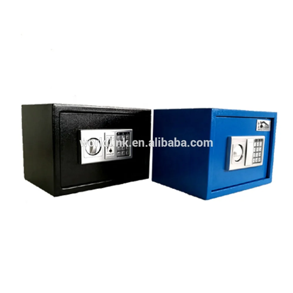 Convenient Quality Electronic Digital Safe Box Steel PU Material for Household Jewelry Perfume Gifts Matte Finish Carton Packing