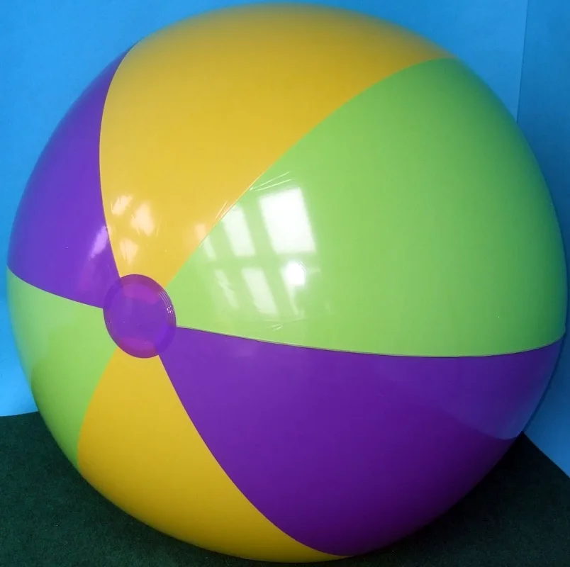 Hot selling colorful giant commercial inflatable beach ball popping