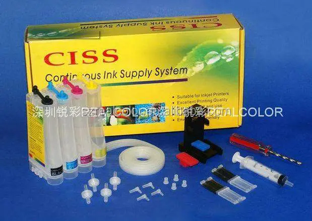 DIY ciss refill kits for ciss continuous ink system for Canon for hp inkjet printers