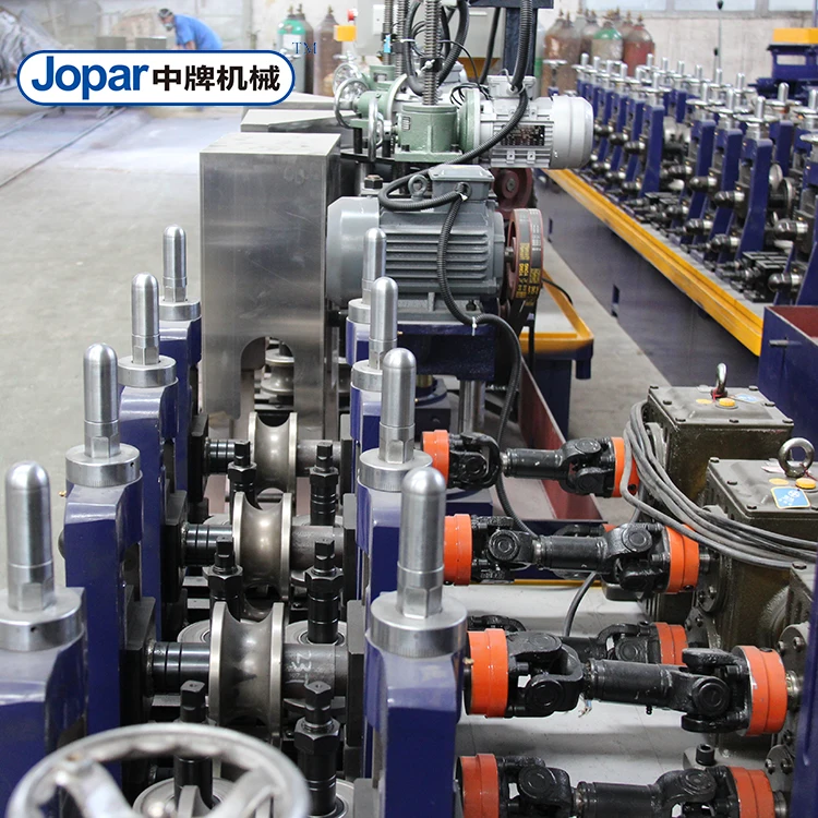 High Speed MS Pipe Making Machinery Fully Automation Steel Tube Mill Machine