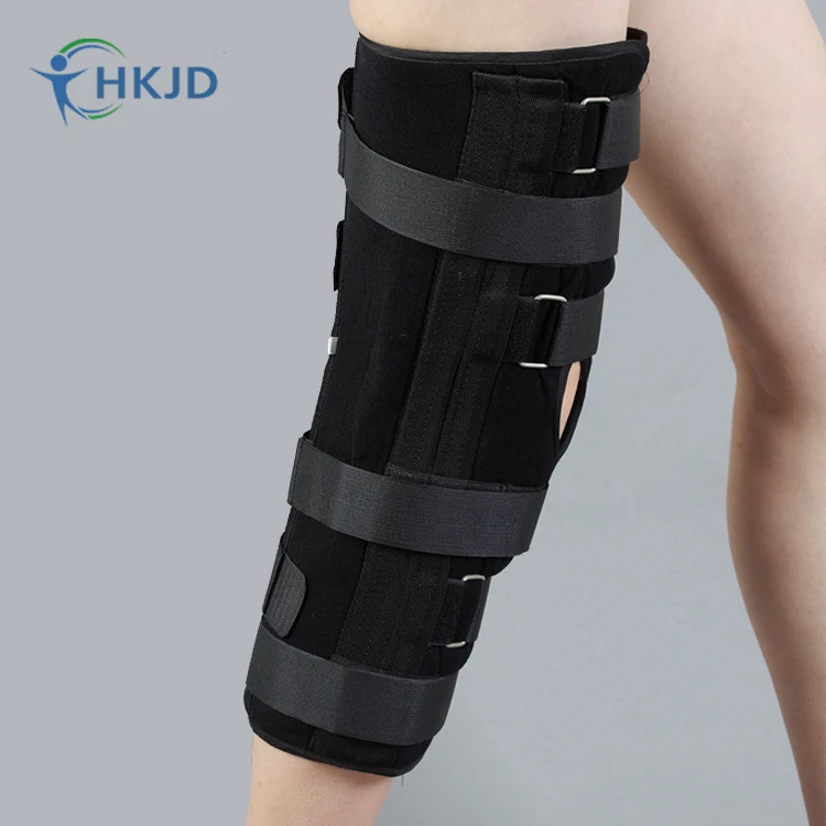 HKJD Tri-Panel Knee Immobilizer Brace ,3-Panel Knee Brace Leg Brace/Stabilizer Support Splint For Knee Fractures Arthritis