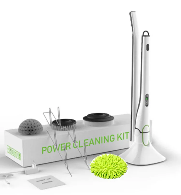 
High efficiency multi-functional cleaning broom electric scrubber power cleaning kit subborn stains floor cleaner 
