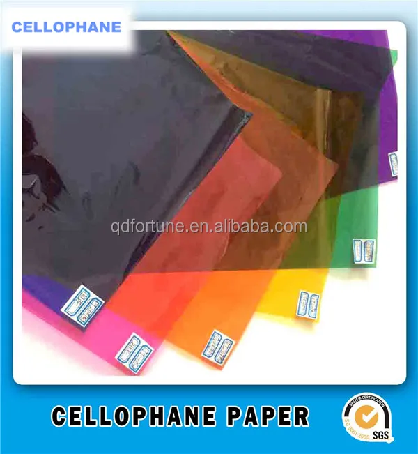 
Transparent color cellophane paper 