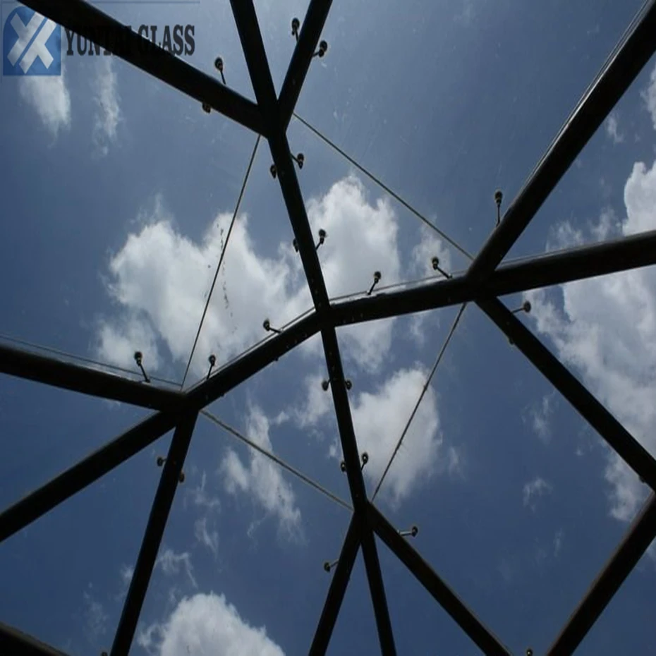 6mm+12A+6mm 5+9A+5 Solar Control Low-E  Dark Grey tinted reflective tempered insulated glass