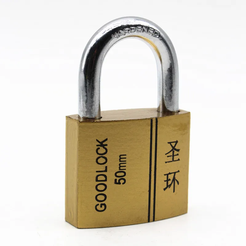 
30mm 40mm 50mm 60mm Brass/copper imitate padlock cross keys atom keys available antique padlock safty lock 