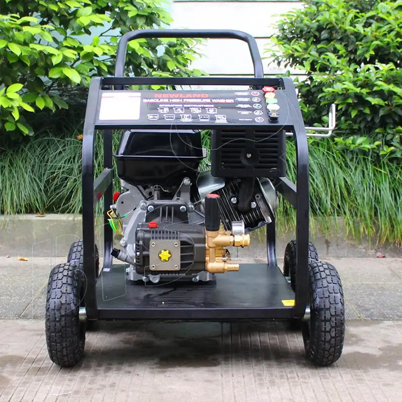 Bison(China) BS200B 2900 PSI Car Wash Equipment 200 Bar Mobile Petrol High Pressure Cleaner Water Jet