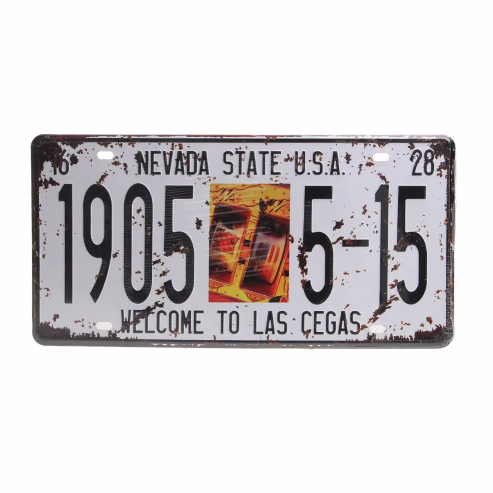 Wholesale New Arrival Custom USA Aluminum Car License Plate For 50 Different Of States
