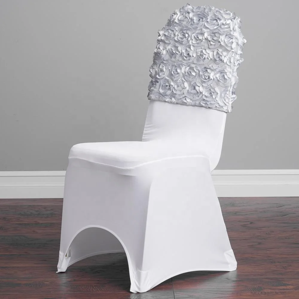 Weekly Deals Wholesale dubai rosette chair covers factory sale