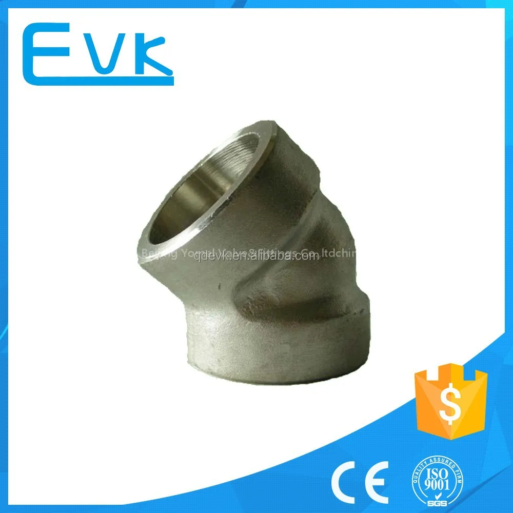 ASTM A105 Carbon Steel Forged Socket Weld and npt thread pipe fitting