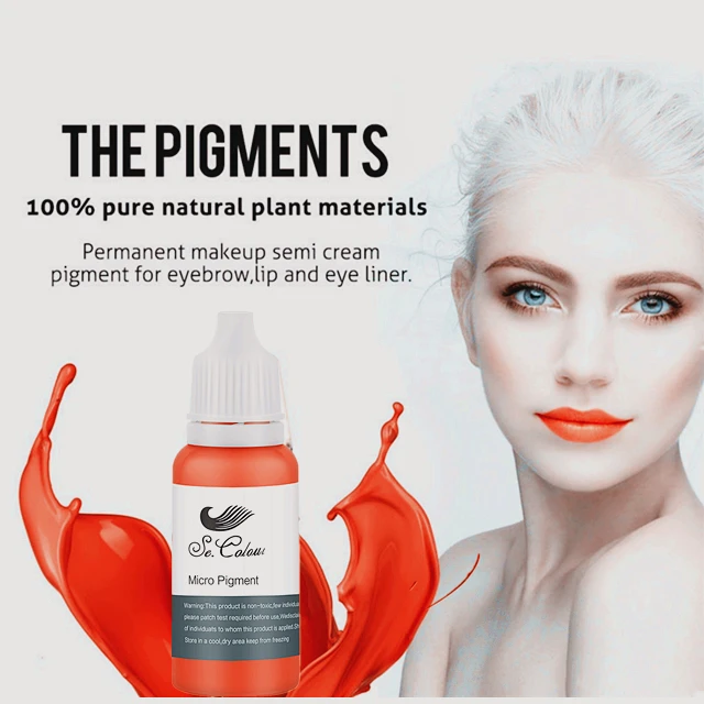 Pure Plant Semi permanent Makeup microblading Pigment Eyebrow Tattoo Ink 15ml