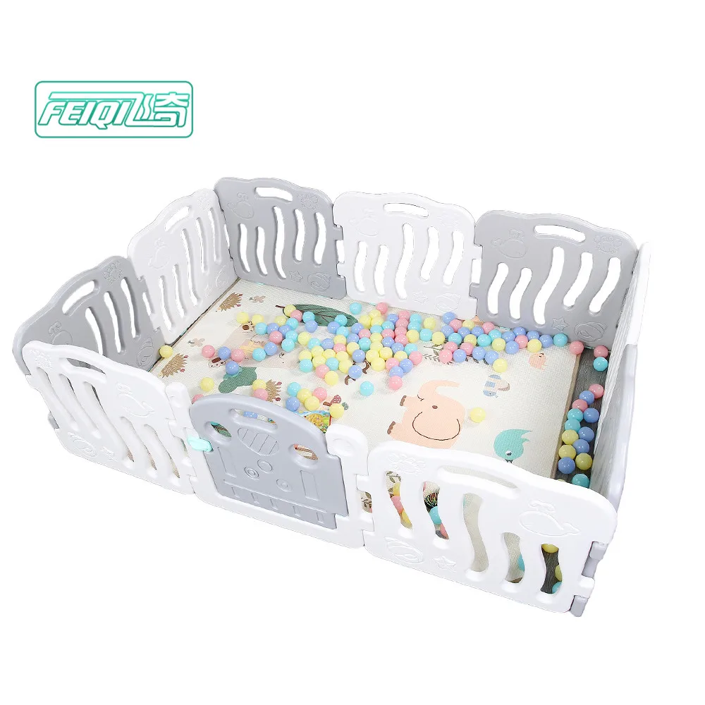 9 + 1 дверь высокое качество детям пластиковые современный забор детские манежи