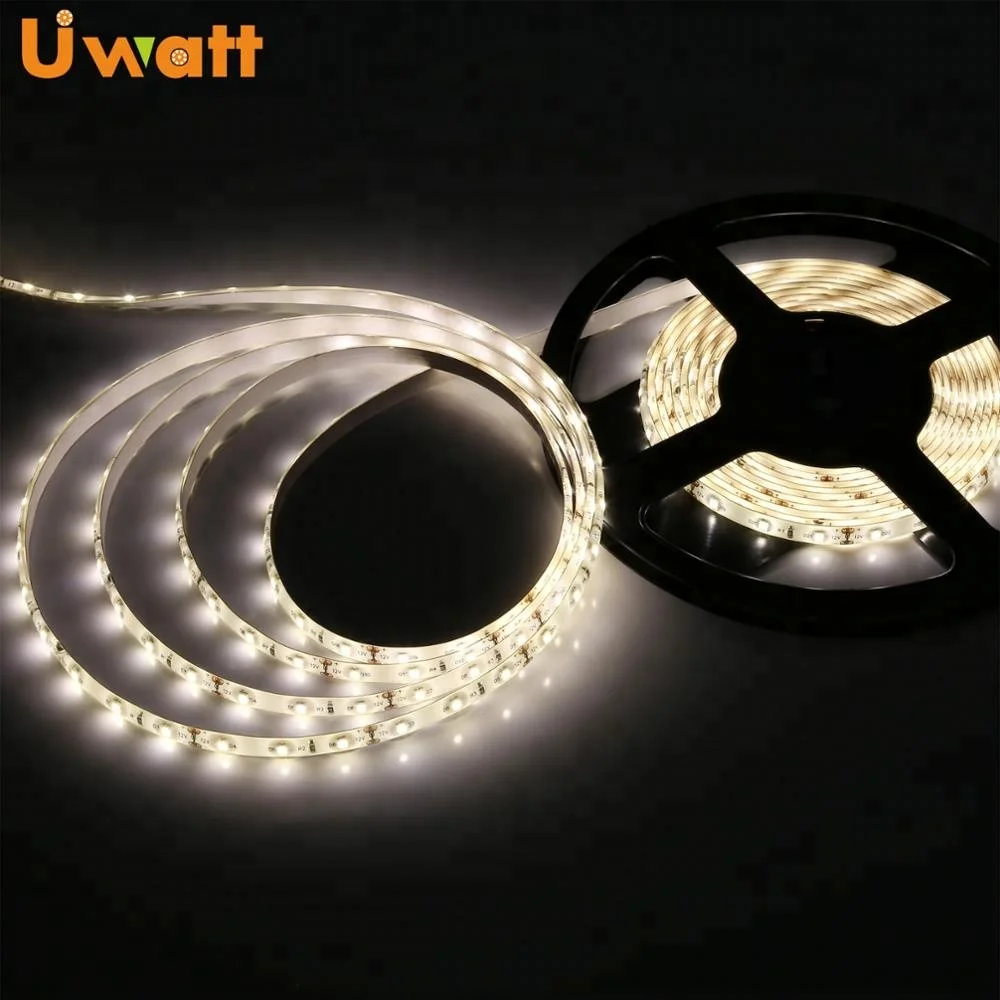 China Supplier DC12V 24V 220V 60LED 120LED IP65 Waterproof 3014 5630 2835 White LED Strip Light