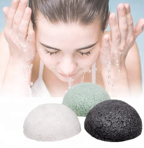 Оптовая продажа, 100% натуральная губка для мытья лица Kojac