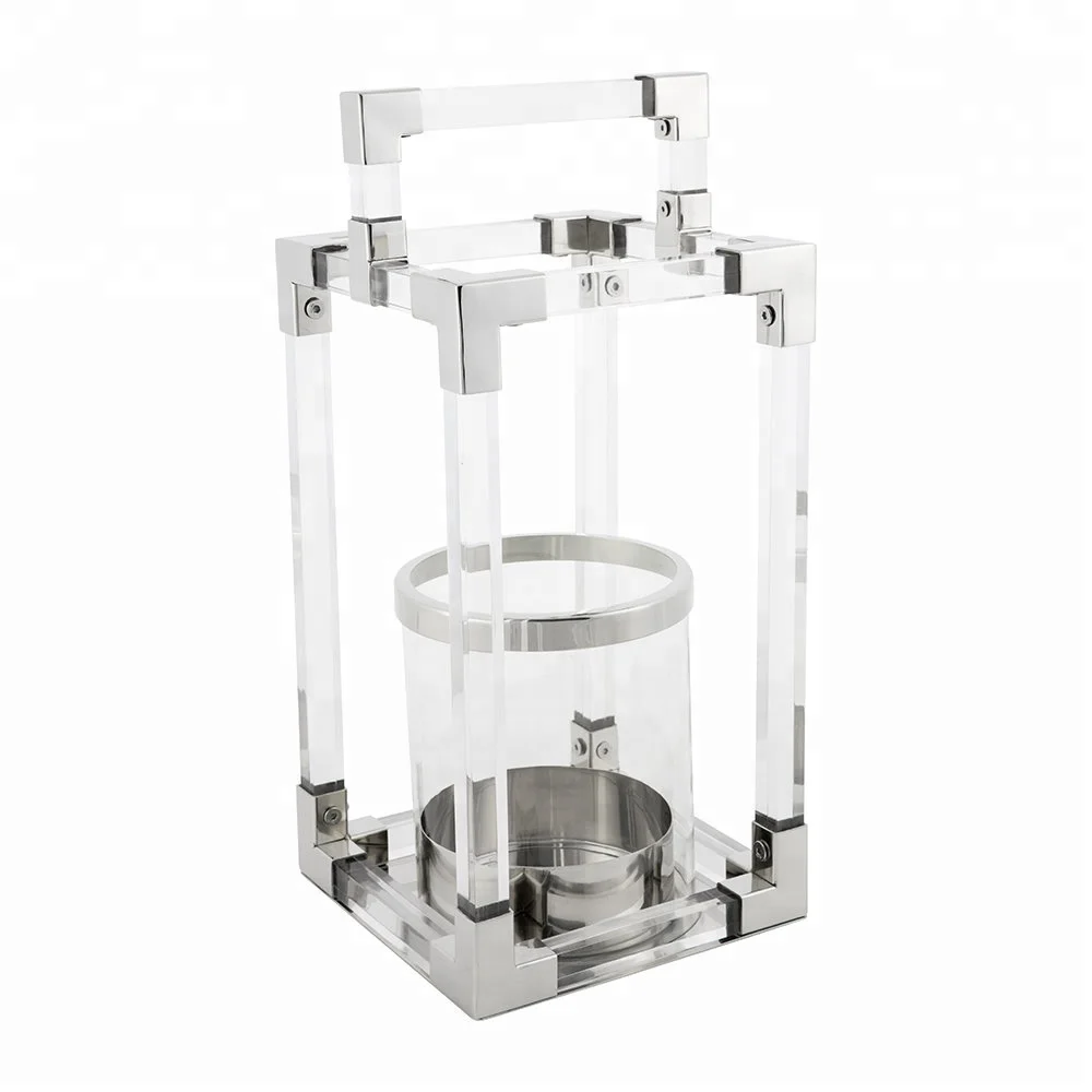 Портативный акриловый фонарь/подсвечник