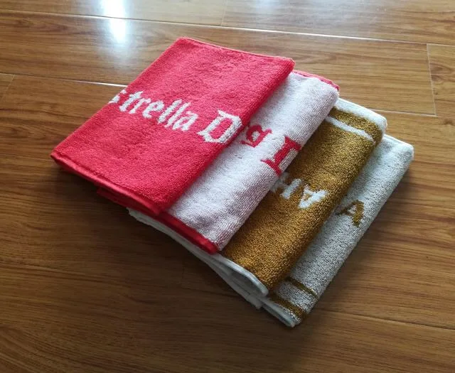 Double side/organic satin/plain/ hotel square/jacquard hand/beach/foot/bath towel set with custom logo