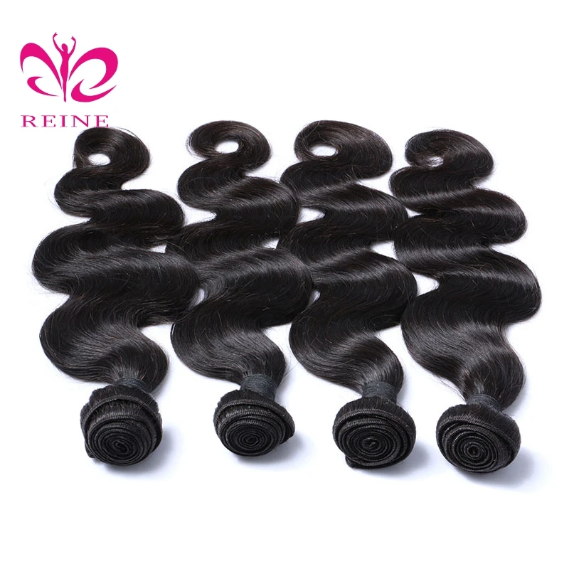 REINE 100% Human Virgin Mink Brazilian Woman Long Hair Raw Virgin Unprocessed Human Hair 9A grade remy hair