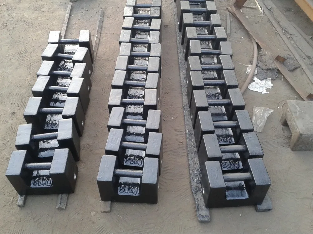 changzhou M1 calibration weights 10kg 20kg test weight for crane elevator balance weight