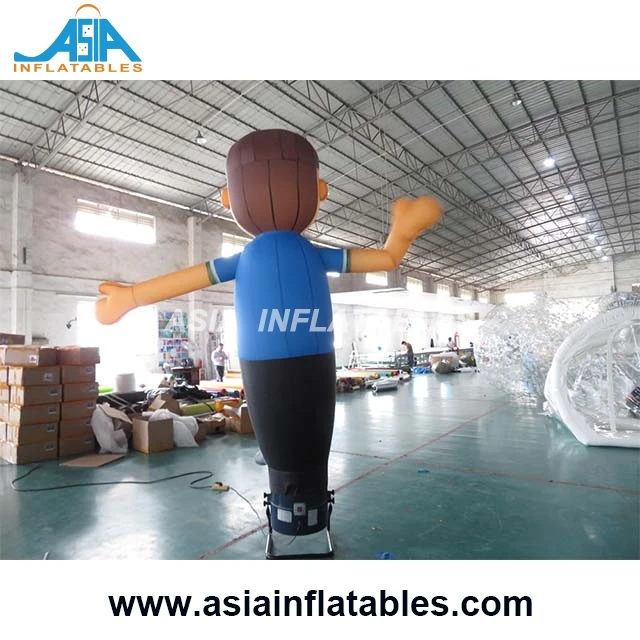 Mini Inflatable Sky Air Dancer Dancing Man / Inflatable Wave Desktop Air Dancer / Human Air Dancer