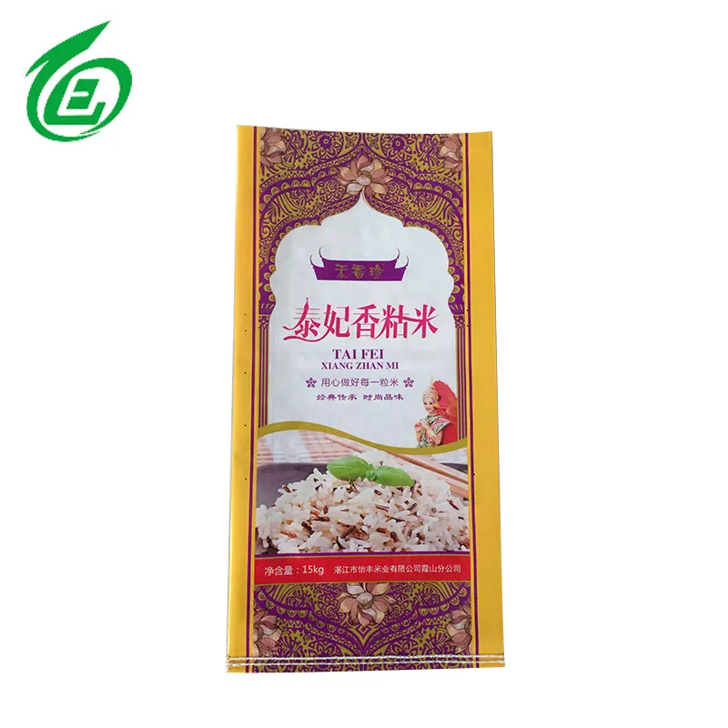 Пластиковые ламинированные ПП тканые сумка для упаковки риса