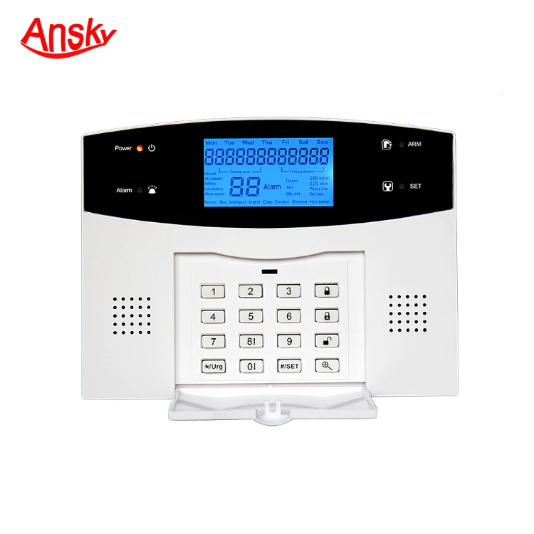 GSM module home security wireless smoke/fire alarm, sms alert alarm system for power failure