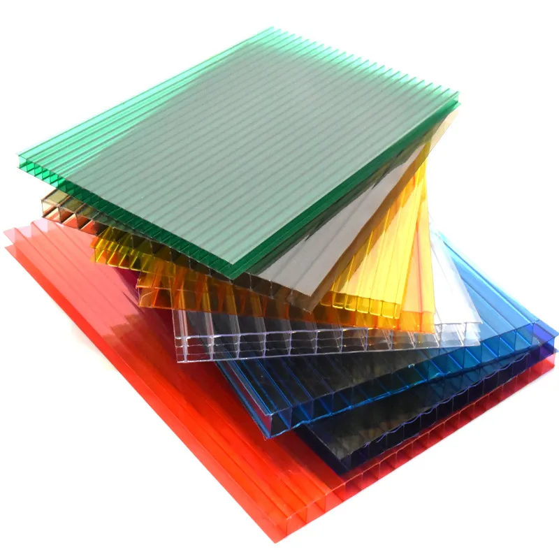 3-12mm double layer sabic/lexan polycarbonate pc hollow sheet in transparent