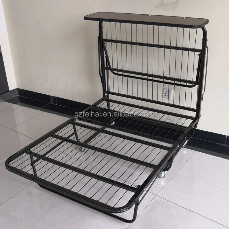 Дешевая металлическая односпальная складная кровать, дополнительная кровать для отеля и дома