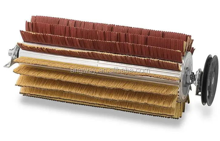 Anhui Sisal Polishing Roller Brush Sanding Drums Brush for Wood Furniture
