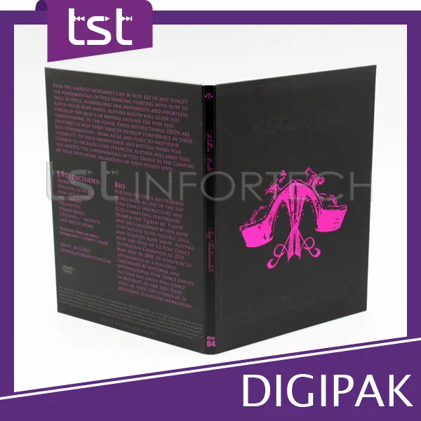 Тайвань DVD Digipack Печати и Упаковки
