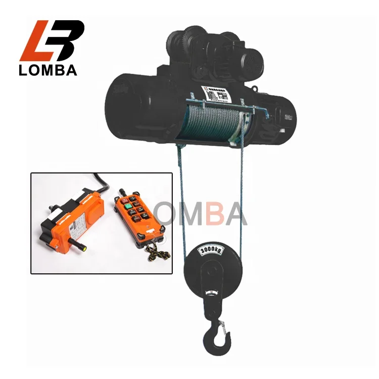 Hot sell Track gourd lifting tools Wire Rope Electric Hoist 5t
