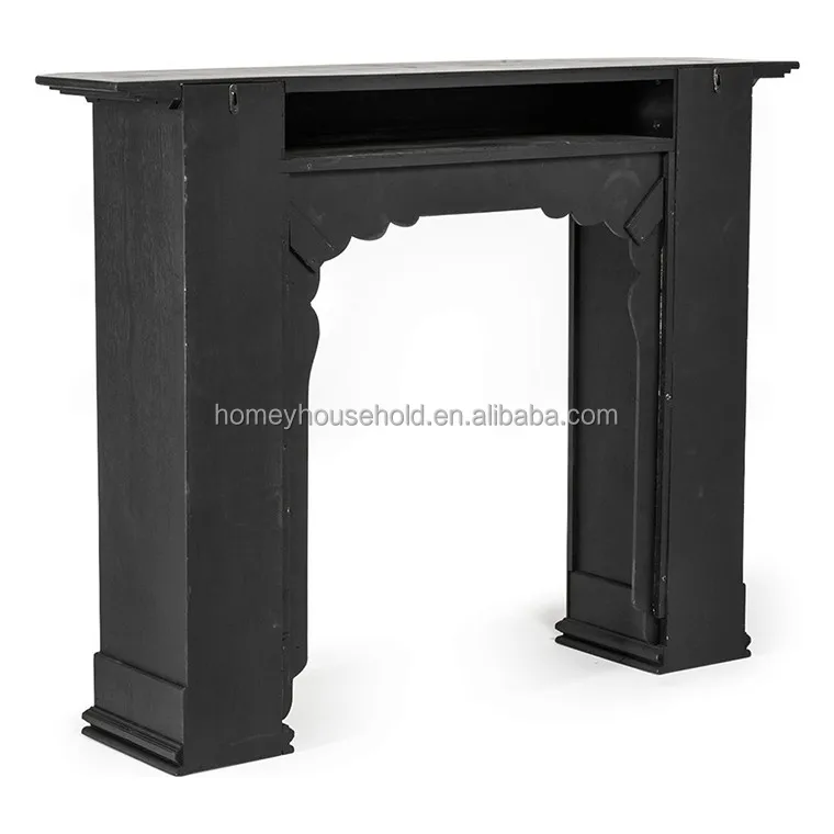 
Indoor used freestanding gas black wood fireplace 