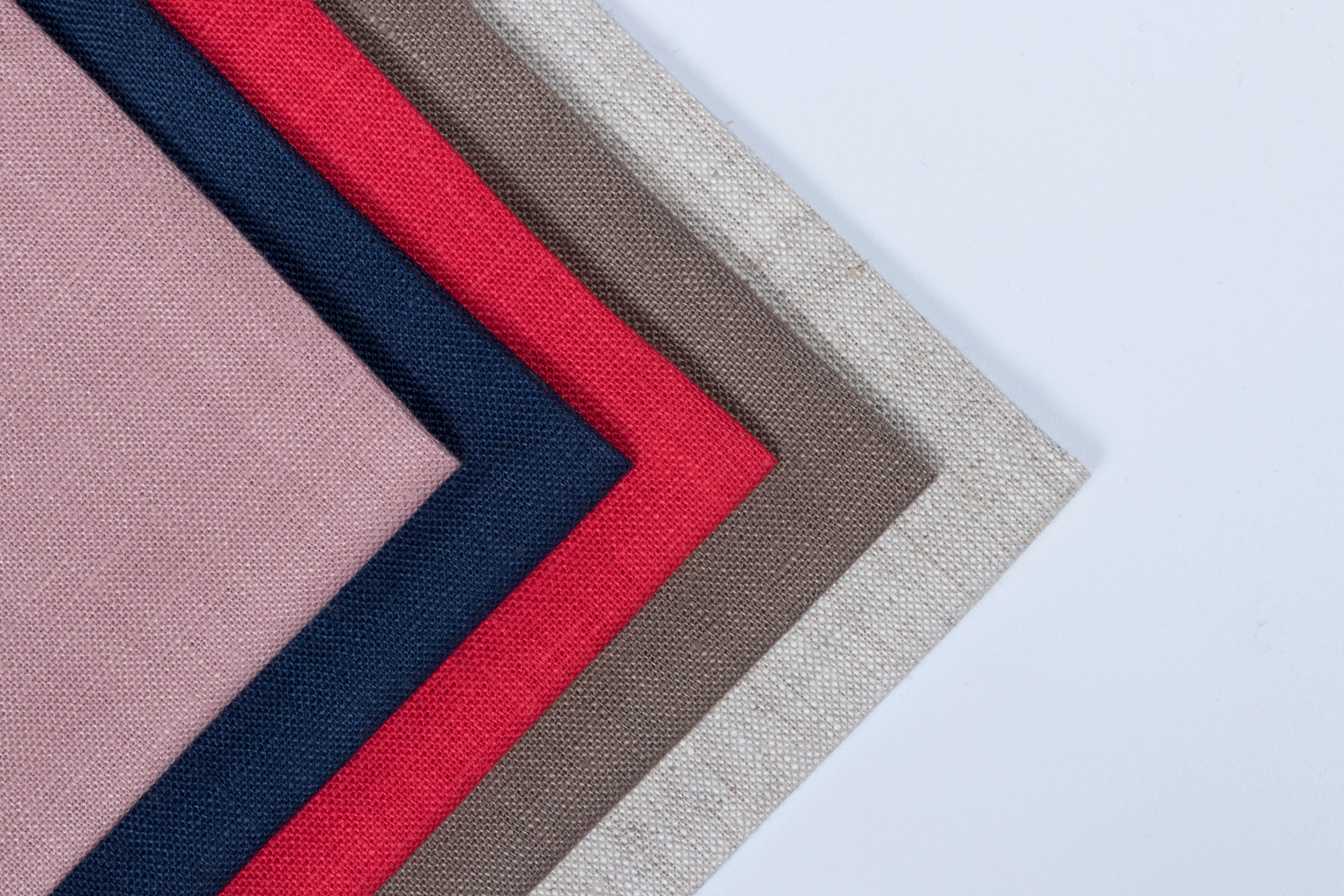 2008# 182GSM 100% Pure Linen Natural Flax French Linen Plain Fabric For Men Shirts Garment Curtain