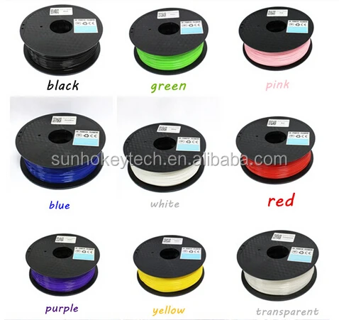 pla abs 1.75mm 3mm 3d printing filament for desktop diy 3d printer