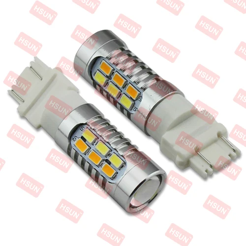 9-32V SMD 5630 WHITE/AMBER DUAL COLOR T25 P27/7W 3157 CAR LED LIGHT,BAY15D P21/5W 1157 S25 AUTO LED BULB,T20 W21/5W 7443 LED CA