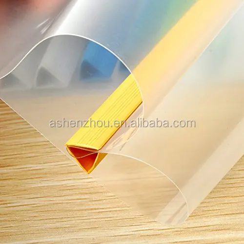 Good price cheap custom clear folder transparent report cover paper cover A4 plastic PP PVC slide bar report file