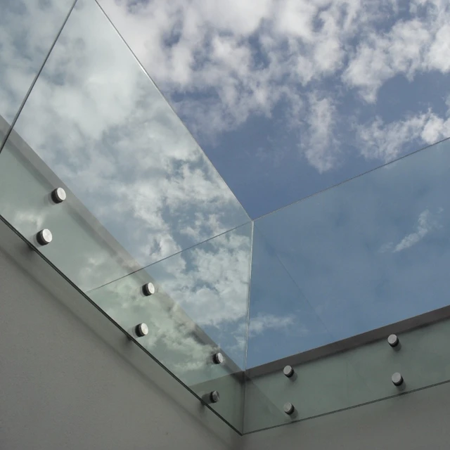 10mm Thick Frameless Glass Railing For Balcony