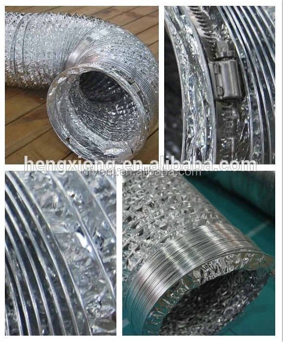 HVAC air conditioning Aluminium flexible duct