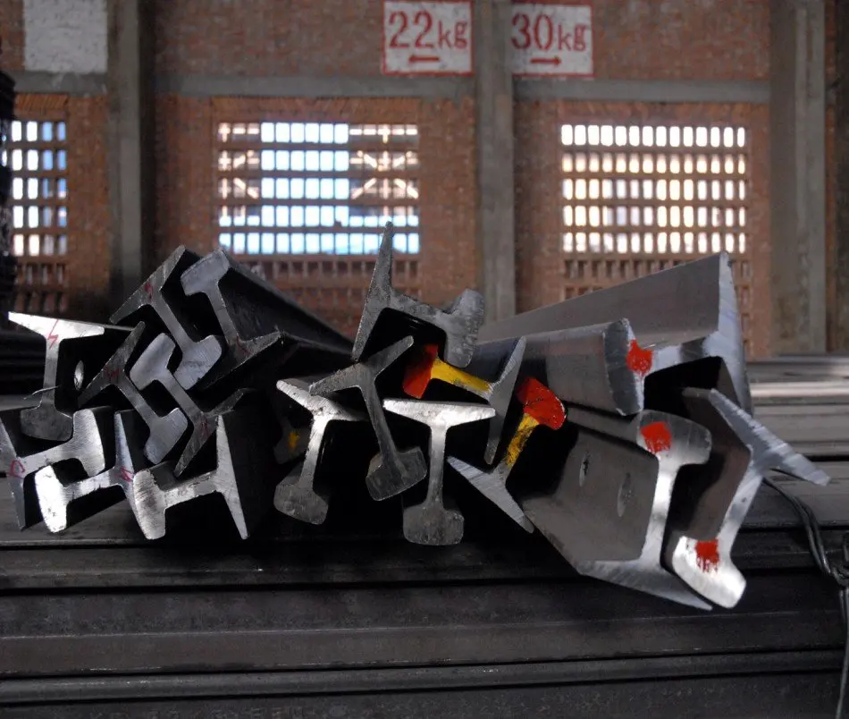 30Kg/M Light Railroad Steel Rail For Railway Rail Tracks