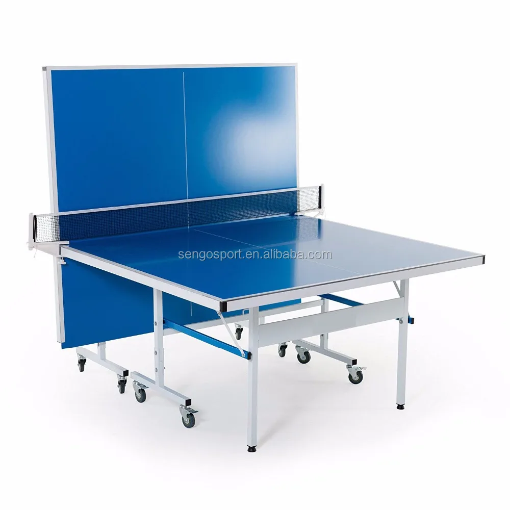 Hot wholesale outdoor Aluminum (ACP) table tennis table competition equipment blue table tennis paint