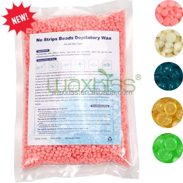 
Hot Products professional 500g or 1kg well packed sticky and elastic strip less hard bead wax for hair removal use 