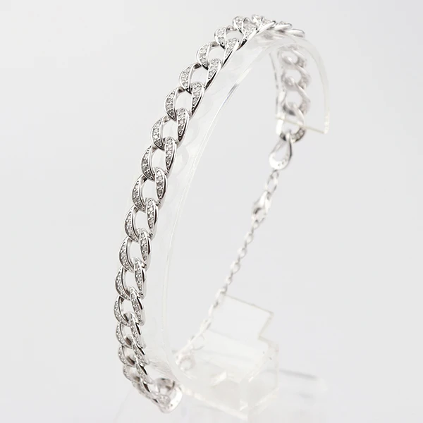 Fashion design bracelet jewelry 925 silver bracelet italy hand chain for men