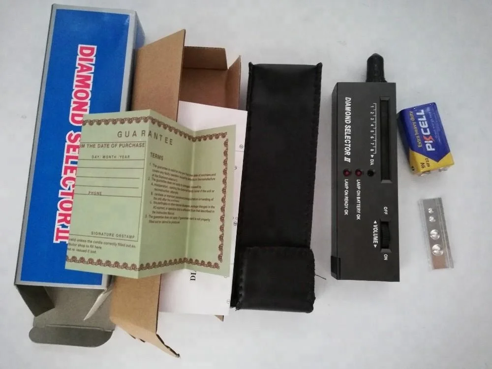 High Accuracy Diamond Tester Professional Jeweler For Novice and Expert - Diamond Selector II 9V Battery Included