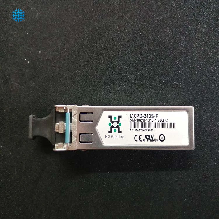 
HG неподдельный MXPD-243S-F SM-10km-1310nm-1.25G-C SFP оптический трансивер 