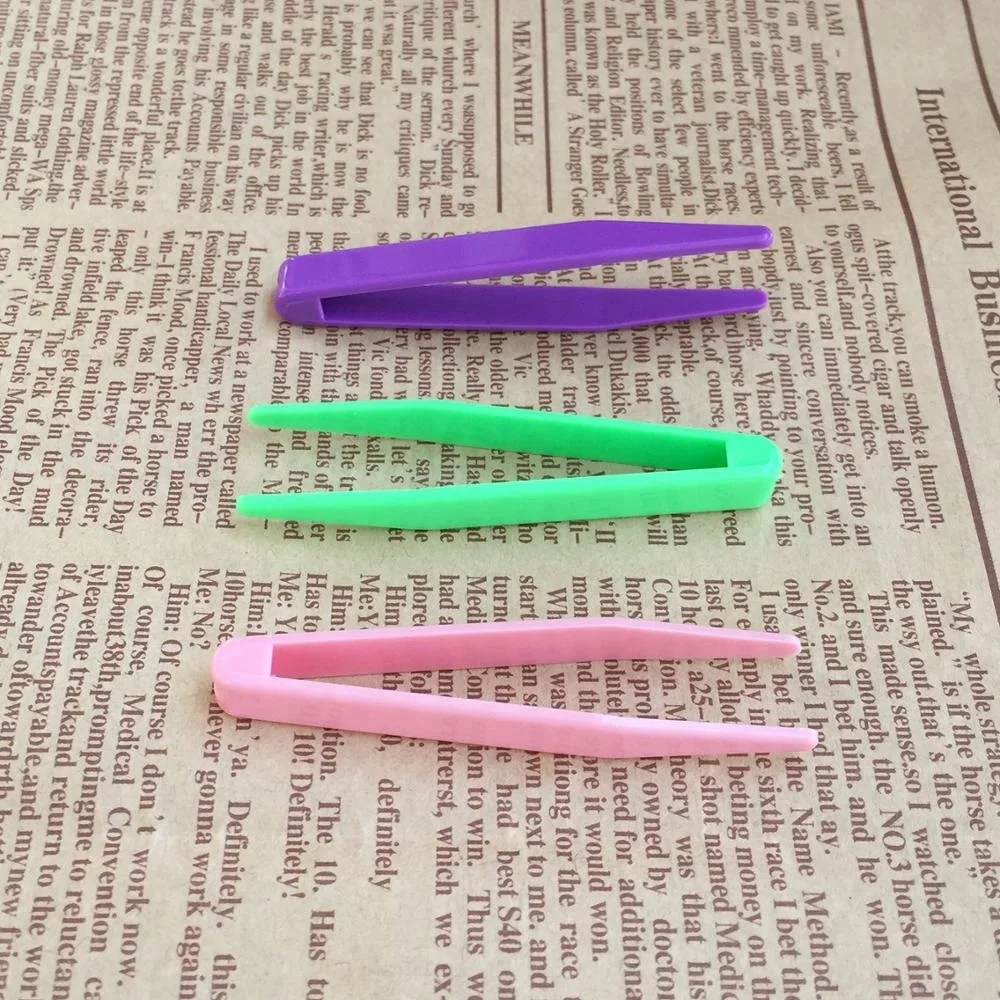
cheap plastic contact lens tweezers 6cm 